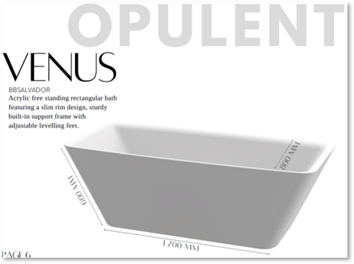 Free standing Bathtub